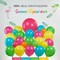 Tropical Balloon Garland Arch Kit, 139pcs with Flamingo Letter Coconut Tree Pineapple Letter Mylar Balloons